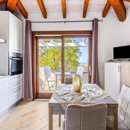 Air-conditioned Penthouse With Terrace And Parking דירה *